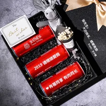 Высококачественная гравировальная Подарочная Коробка прямоугольная коробка крафт-бумага бант Кокс упаковочная коробка Рождество День святого Валентина Подарочная коробка 1 шт