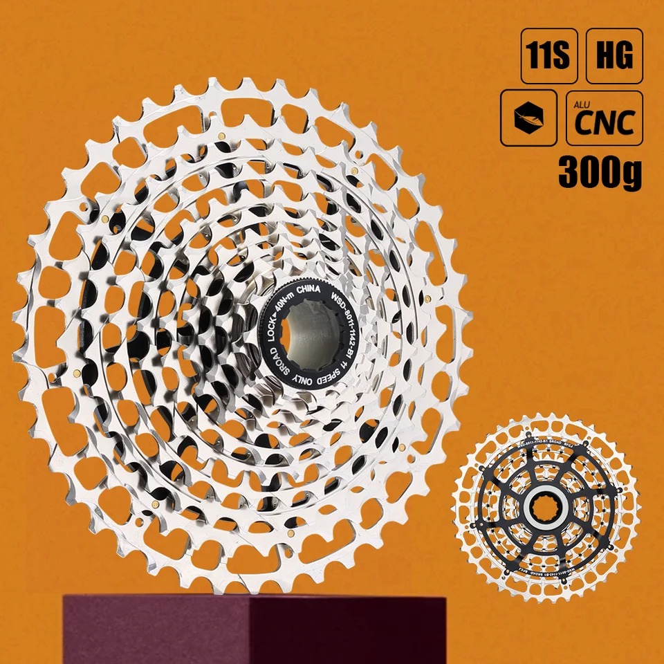 SROAD 11s MTB Cassette 11-42T11 speed CNC Mountain Bike Freeewheel