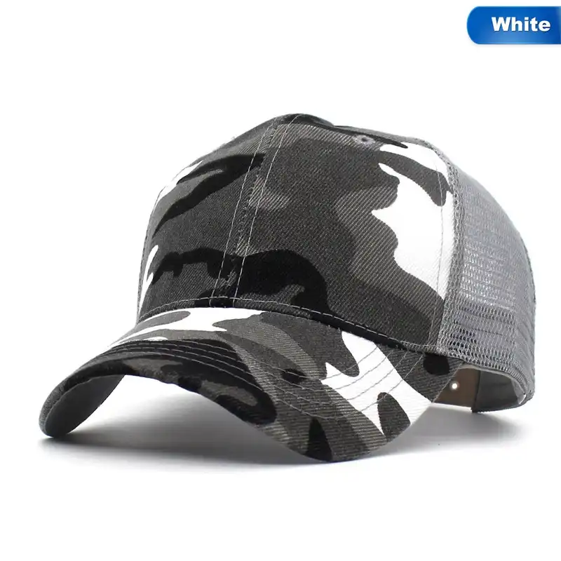 white camo hat