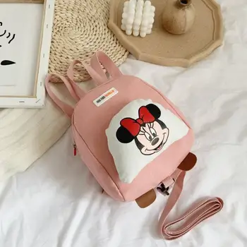 

New Kids bag Kindergarten Children Cartoon Mickey School Bags Canvas Backpack Waterproof Schoolbags Satchel 6 colors