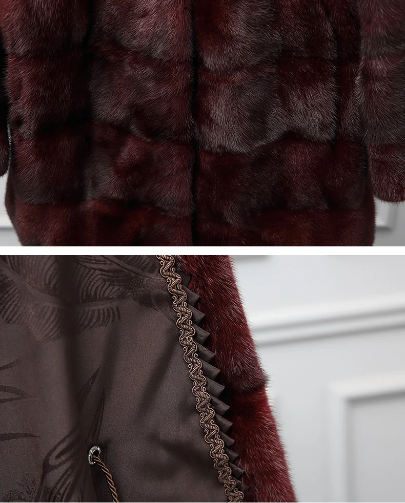 inverno новая полностью из норки шуба longa seçao das mulheres горизонтальная fina fino simples moda casaco de pele de vison