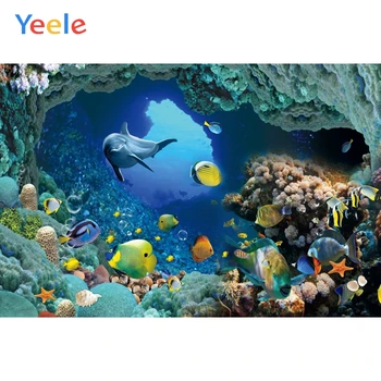 

Yeele Colorful Ocean Underwater World Photocall Photophone Photography Backdrops Photographic Backgrounds For Photo Studio