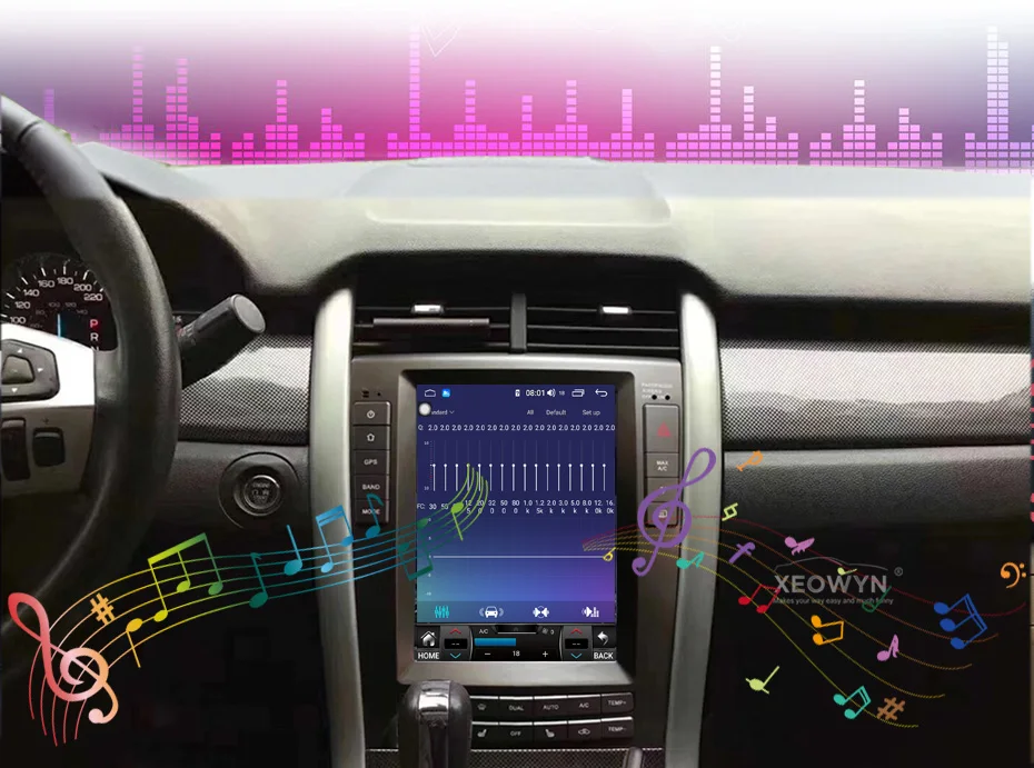 Четырехъядерный Android 8,0 Автомобильный gps навигатор стерео радио для Ford edge 2011 2012 2013 Телец wifi mirrorlink a/c bluetooth