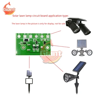 

3.7V 1A Solar Lamp Controller Solar Lantern Controller Solar Lawn Lamp Control Board Photo-Induction Solar Lamp Circuit Board