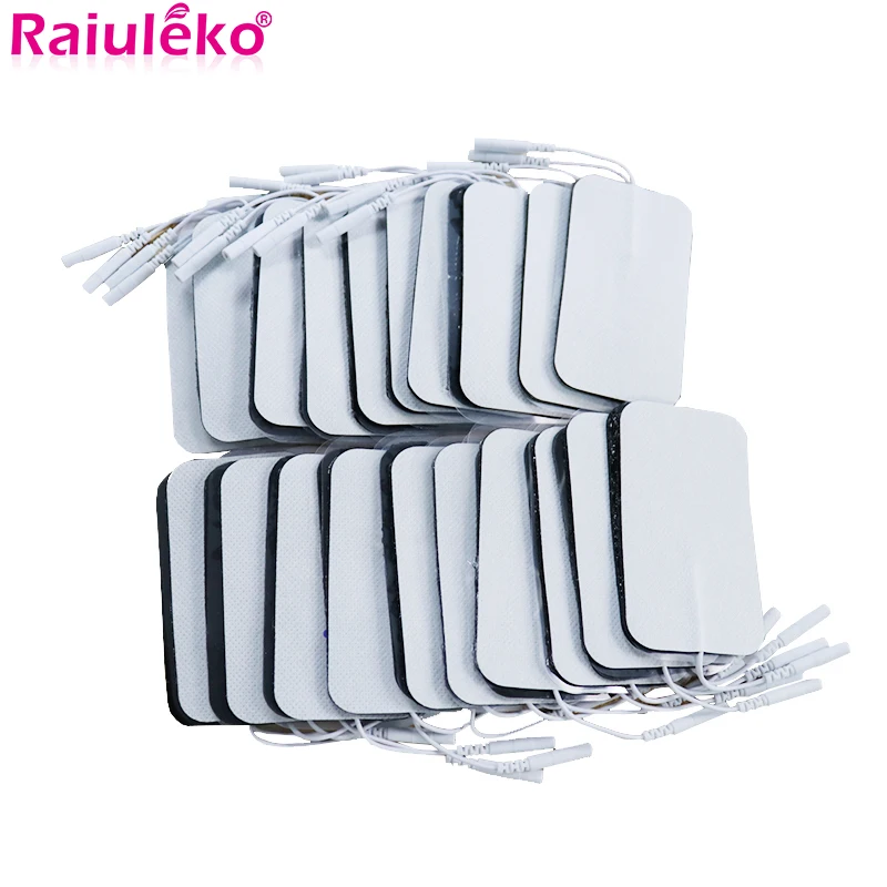 50P Self-adhesive Electrode Pads Gel Patch For Pulse Digital Tens Acupuncture Therapy Massager Muscle Stimulator Slimming Device | Красота и