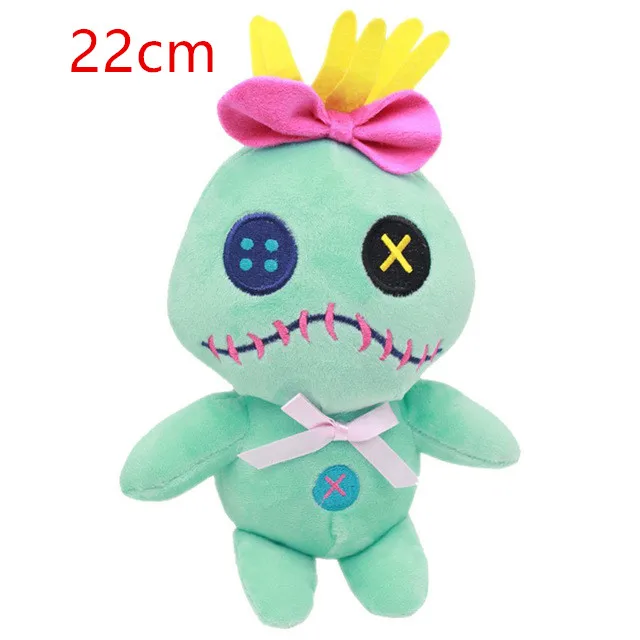 W1 Kawaii 25 Стич плюшевая кукла Игрушка Аниме Лило и Стич Мягкая кукла милый Стич скрумп плюшевая игрушка для детей Рождественский подарок - Цвет: W1