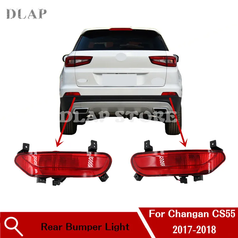 Задний бампер автомобиля Противотуманные фары для Changan CS55 2017 2018 задний
