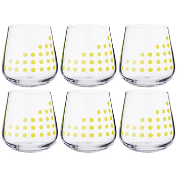 

Set of 6 glasses Sandra 290 ml. Height = 9cm Kitchen supplies