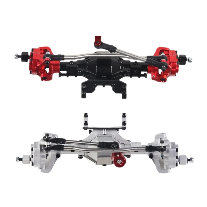 Алюминиевый CNC анодированный полный передний портальный мост для 1/10 RC Гусеничный автомобиль осевой SCX10 II 90046 90047 Запчасти для обновления