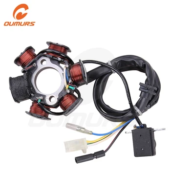 

OUMURS Motorcycle Stator Magneto 6 Coil For GY6 50cc 70cc 90cc 110cc 125cc 150cc 4 stroke Scooter Moped ATV TAOTAO JCL Quad