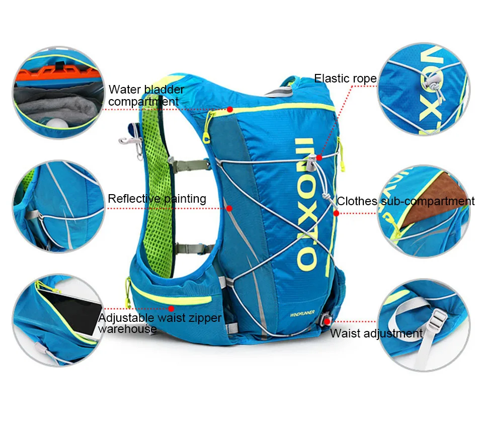 KoKossi Trail Running Vest Backpack 8L Ultra Running Hydration Vest