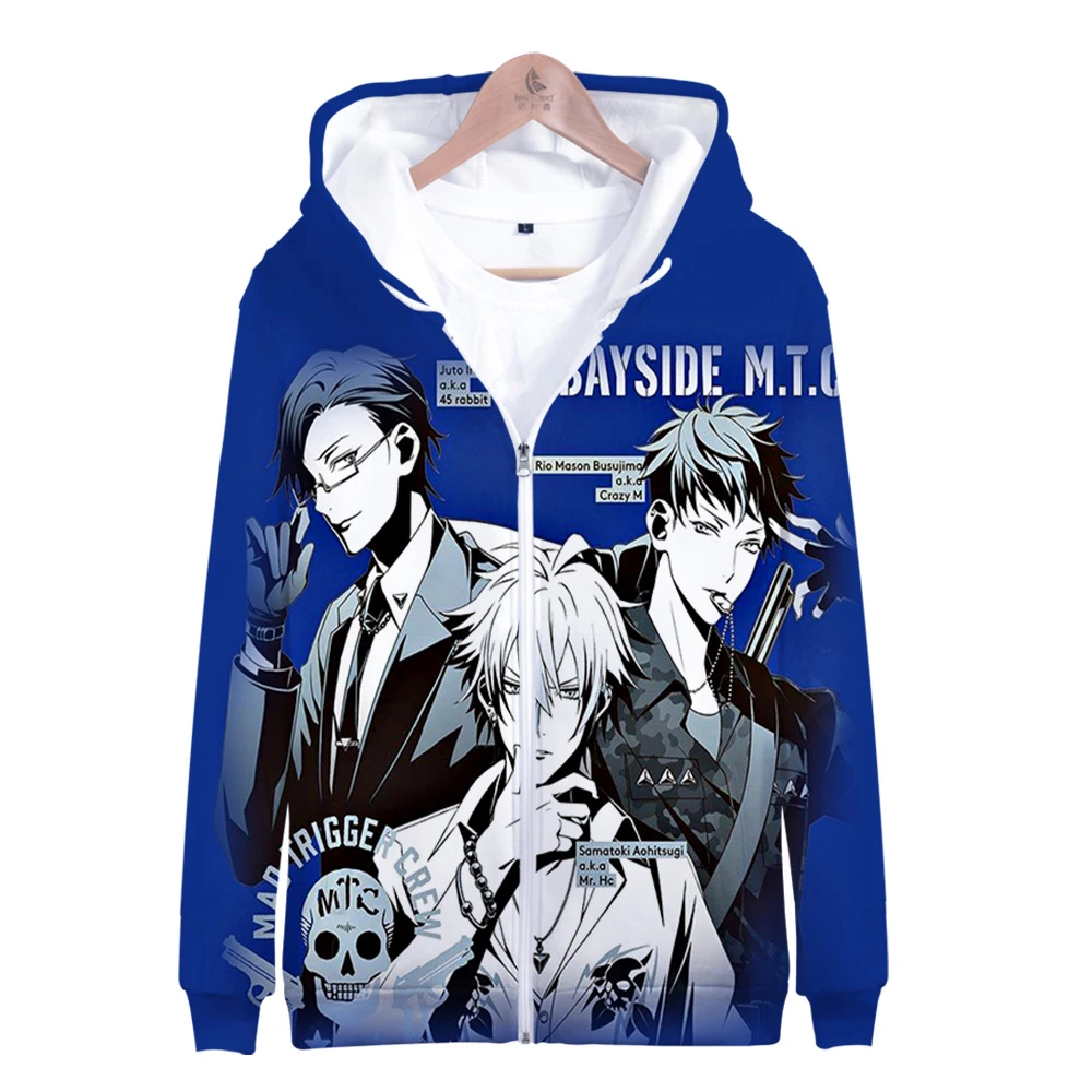 

2021 Hypnosis Mic 3D Printed Zipper Hoodies Women/Mens Long Sleeve teen Hooded Sweatshirt Streetwear kids hoodies Clothes