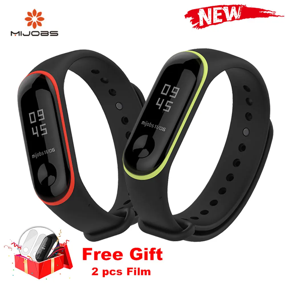 Ремешок спортивный для Xiaomi Mi Band 4 сменный силиконовый цветной браслет mi band