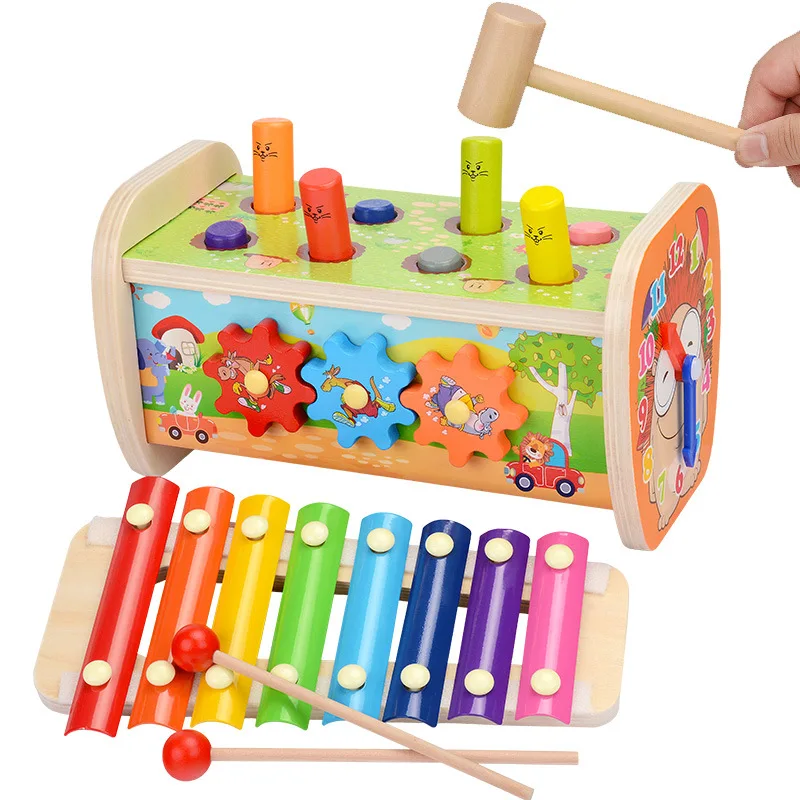 

Wood Play Hamster qiao za Baby 1 Infants Boy 2-3 a Year of Age Women's Game Console Children Benefit Mainland China Unisex