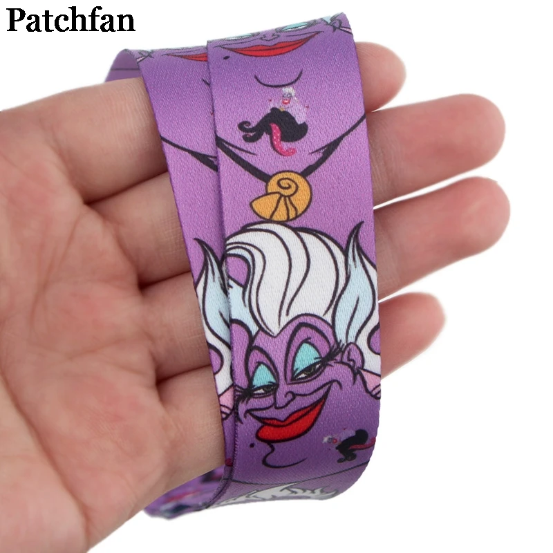 Patchfan Ursula Lanyards шейный ремешок ткань id бейдж держатели для телефонов ожерелье аксессуар для ключей держатели бейджей тесьма A2361