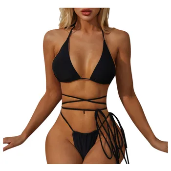 

2020 Sexy Bikini Women Bandeau Bandage Push-Up Bikini Two Piece Set Brazilian Swimwear Bathing Suit Beachwear Swimsuit Biquini#4