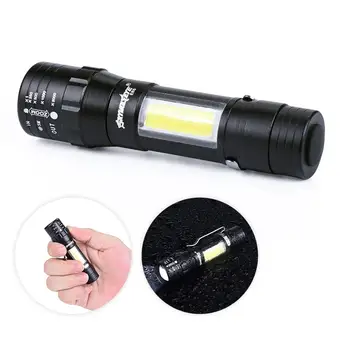 

SkyWolfEye Powerful Adjustable Focus 4Mode Flashlight Outdoor Camping Torch