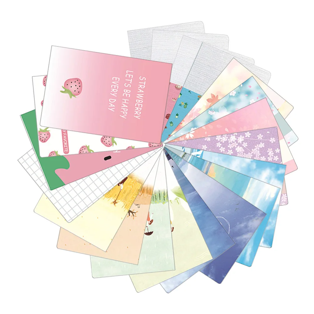 

A5/1piece Lovely Strawberry Cherry Blossom Series Graffiti Notebook Line Inner Page Office School Supplies Random Color 56pages