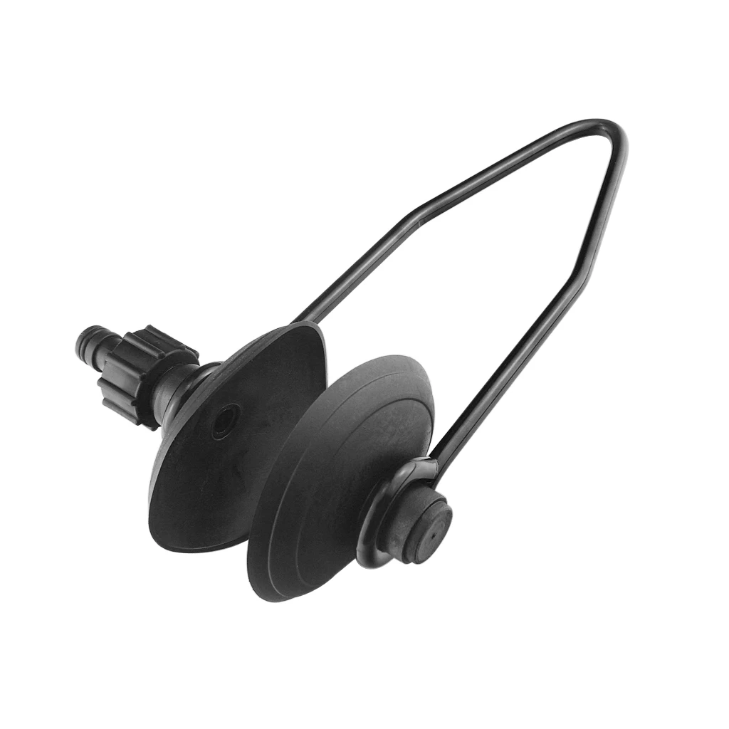 Single Flow Round Muff Motor Flusher Water Flushing Cleaning Tool Universal Fit for Boat Flush Away Sand Salt Outboard
