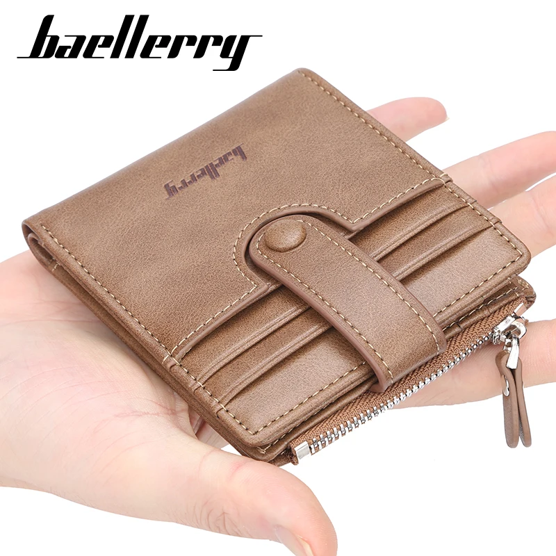 Baellerry модный минимализм человек коричневый бумажник тонкий изменить Фото чехол