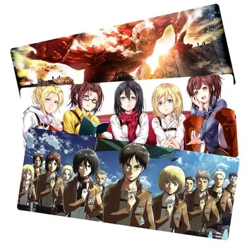 

Large Mouse Pad Attack on Titan Customized Mouse Pad Animation Peripheral Memorial Gift Thickened Desk Mat 80*30*3cm