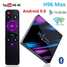 H96 MAX 3318 Smart tv Box Android 9,0 4 Гб ОЗУ 32 Гб 64 Гб ПЗУ RK3318 4K 2,4G/5G Wifi Bluetooth телеприставка 2G 16G медиаплеер