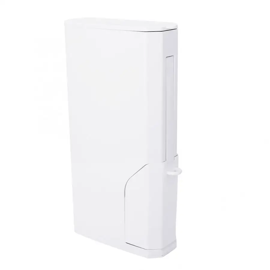 

Trash Can Toilet Brush Cleaning Set Bathroom Integrated Storage Holder 3L White Can Brush Set
