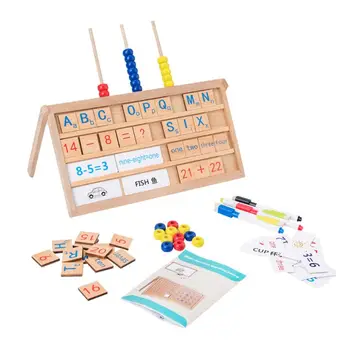 

Multi-functional Wooden Writing Drawing Board Blackboard for Kids Children Early Education Learning Toys Tools Birthday Gifts