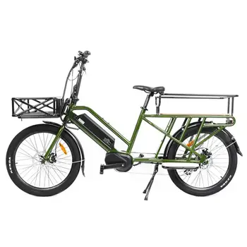 

2020 Eunorau G20 CARGO 48V500W Electric Bike Long Trail Cargo Bicycle for Family Wagon or Ubereats Delivery Using