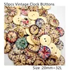 clock vintagebuttons