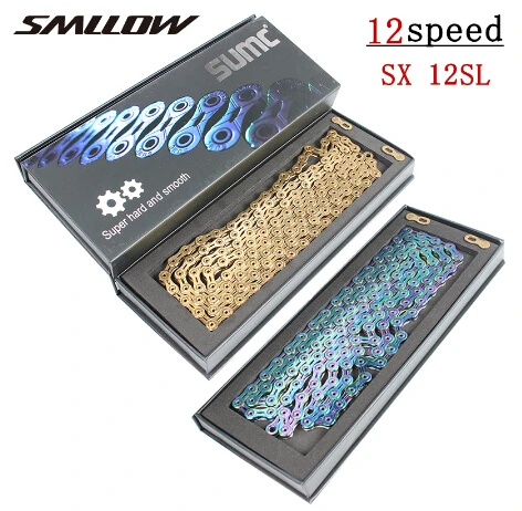

SUMC Bicycle Chain 12 Speed Bicycle Chain with MissingLink for Mountain/Rod Bike Bicycle Parts With Original box FOR M7100/8100