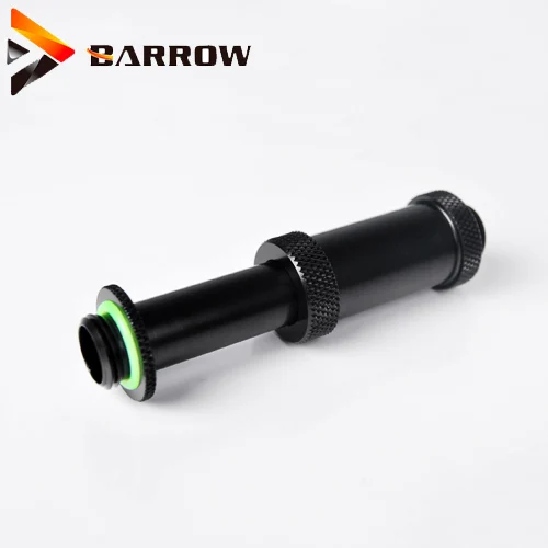 

Barrow double G1/4" water cooling gpu card block connect fittings 41-69MM stretch adapter White Black Silver Gold TSSXK-B01
