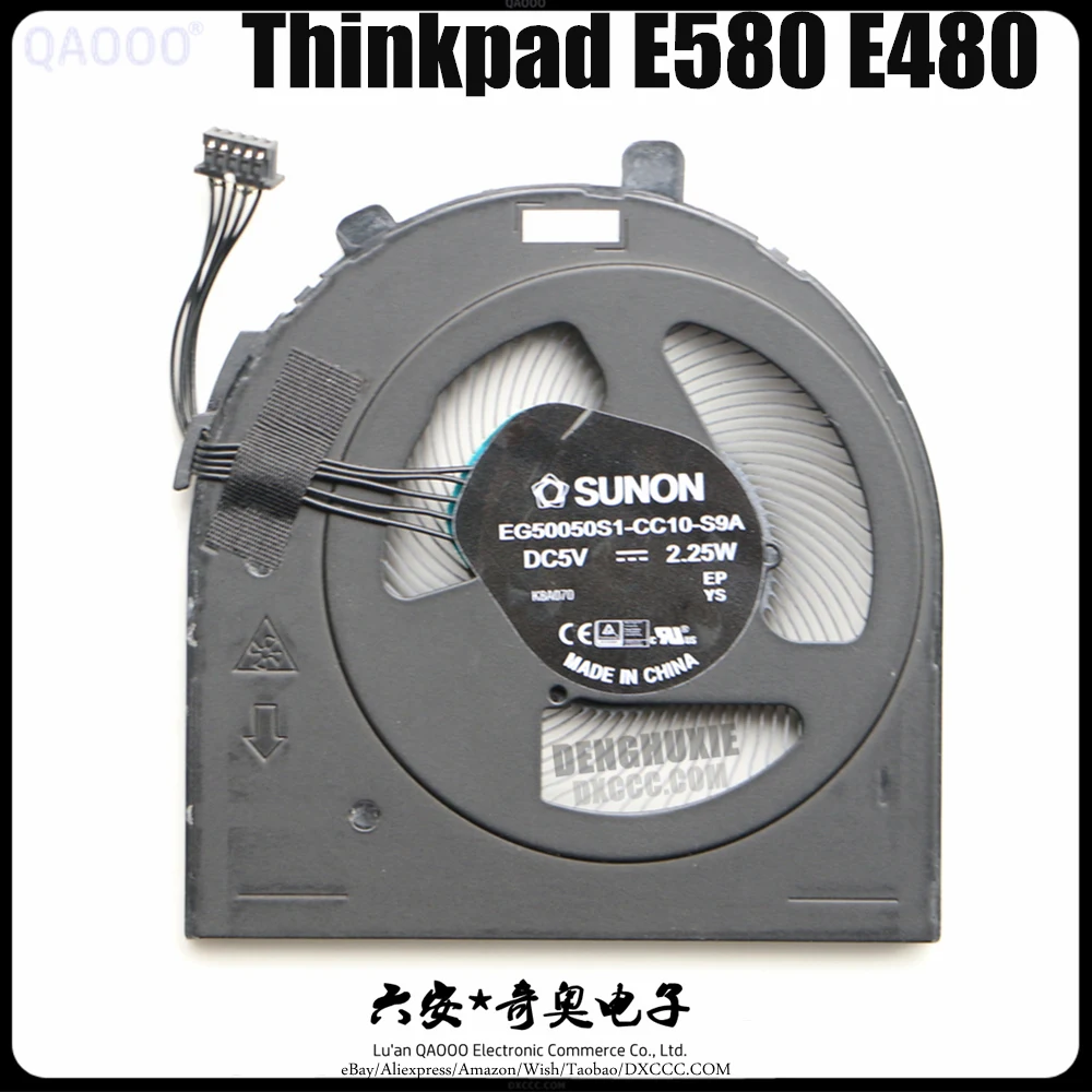 QAOOO EG50050S1-CC10-S9A охлаждающий вентилятор для ноутбука LENOVO Thinkpad E580 E480 процессора |