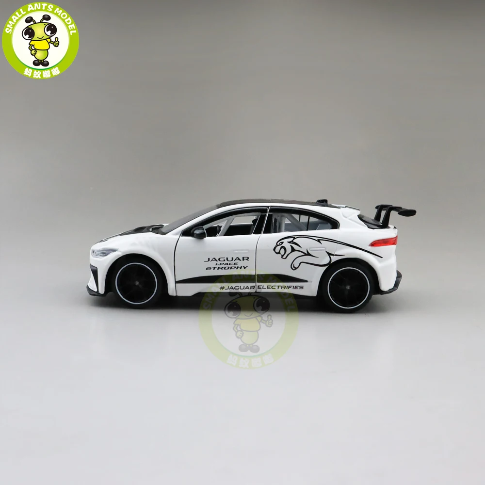 1/36 JACKIEKIM Jaguar I-PACE eTROPHY литой модельный автомобиль игрушки для детей откатные подарки для мальчиков и девочек