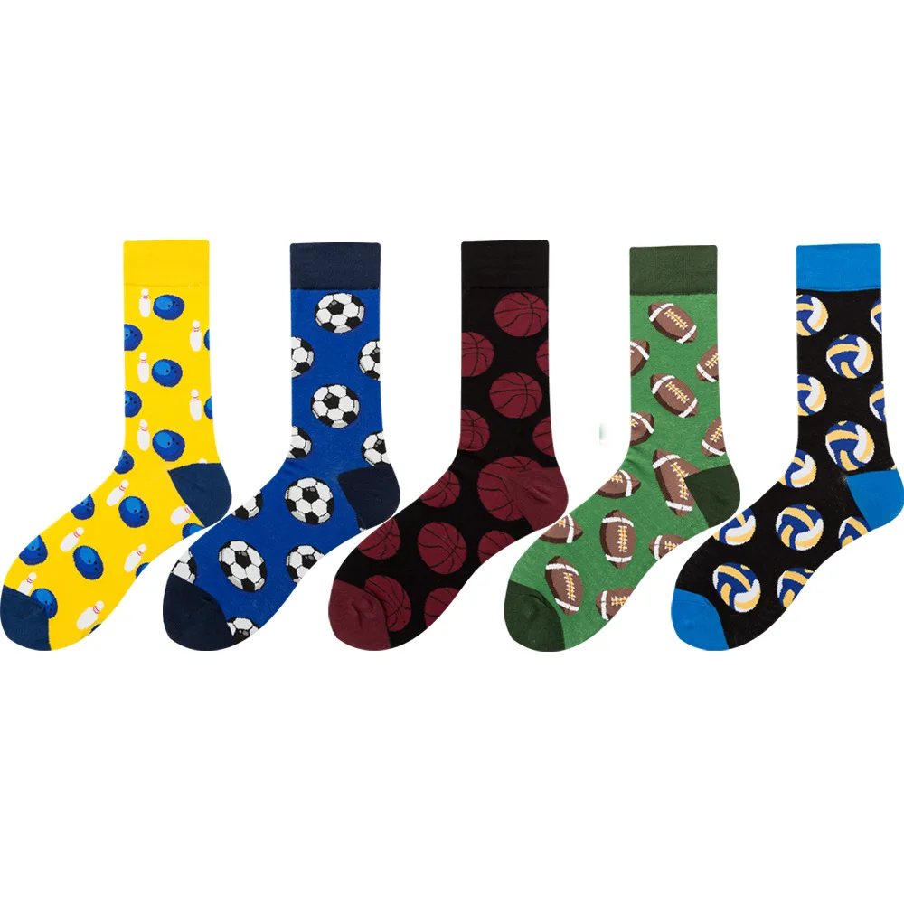 

Designer customized socks men's socks rugby bowling football basketball baseball printing retro street fashion socks