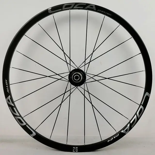 Pasak-MTBホイールセットディスクブレーキ、フラットスポーク