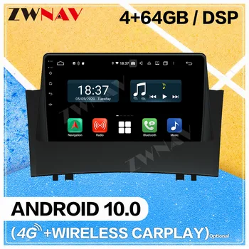 

Carplay Android 10.0 Screen Car Multimedia DVD Player for Renault megane 2 2004-2008 GPS Navigation Audio Radio Stereo Head Unit