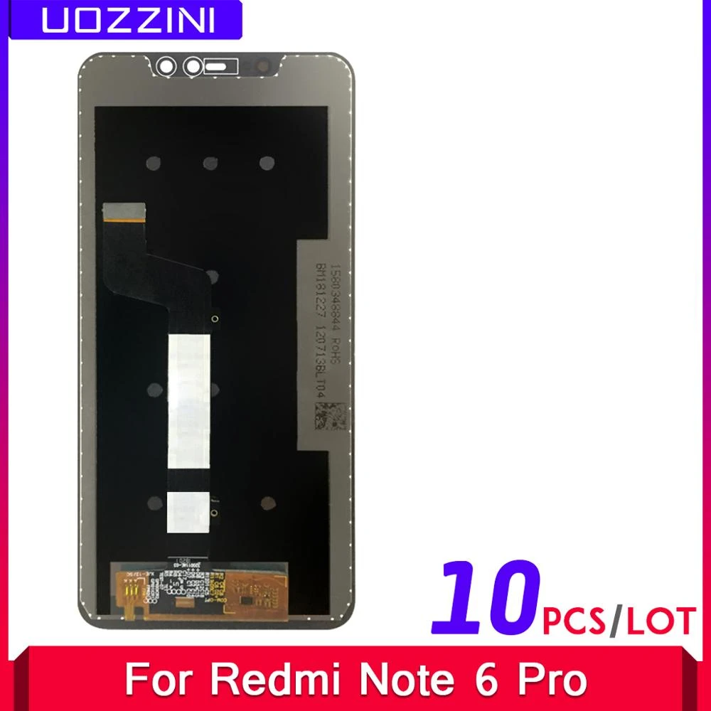 10 Pcs 100 Working Lcd Display For 6 26 Xiaomi Redmi Note 6 Note 6 Pro Lcd Display Note6 Note6pro Touch Screen Panel Digitizer Mobile Phone Lcd Screens Aliexpress