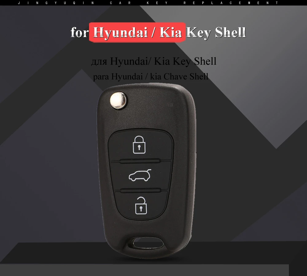 Keyforkess sostituisci la chiave a distanza dell'automobile Shell 3 BT Flip pieghevole custodia chiave per Kia K2 K5 Rio 3 Picanto Ceed Cerato Sportage per Hyundai 7 Keyforkess sostituisci la chiave a distanza dell'automobile Shell 3 BT Flip pieghevole custodia chiave per Kia K2 K5 Rio 3 Picanto Ceed Cerato Sportage per Hyundai - H85436f89bd9148b79d5c6d8b722dc0f92