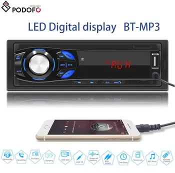 

1DIN In-Dash Car Radios Stereo Remote Control Digital Bluetooth Audio Music Stereo 12V Car Radio Mp3 Player USB/SD/AUX-IN