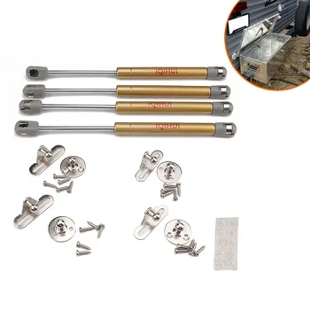 

4Pcs 100N 22.5lb Gas Spring Lift Support Furniture Strut Bar Steel Universal Rod Cabinet Bracket Front Hood Pneumatic Hinge