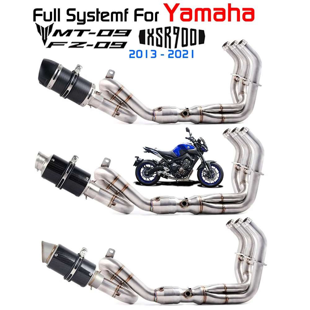 Sistema Completo Per Yamaha Fz09 Mt09 Mt-09 Fz-09 Xsr900 2013 A 2021 Scarico Moto Scarico Moto Sistema Completo