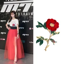 Новая 3d-нашивки большая красочная нашивка в форме цветка DIY вышивка на ткани ремонт одежды для свадьбы патчи и футболки