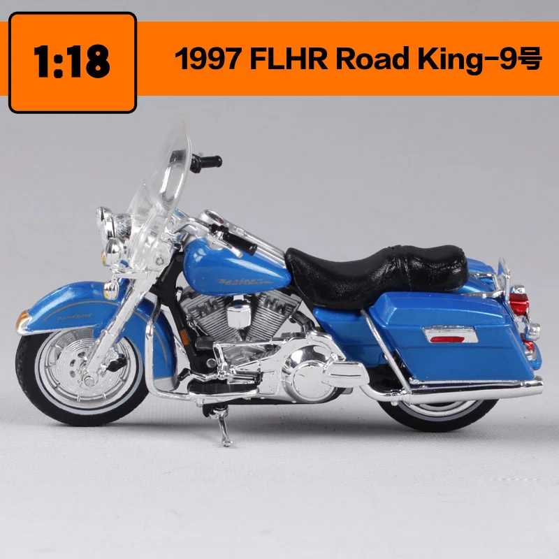 Maisto 1:18 Harley Davidson 1997 FLHR Road King мотоцикл металлическая модель игрушки для детей
