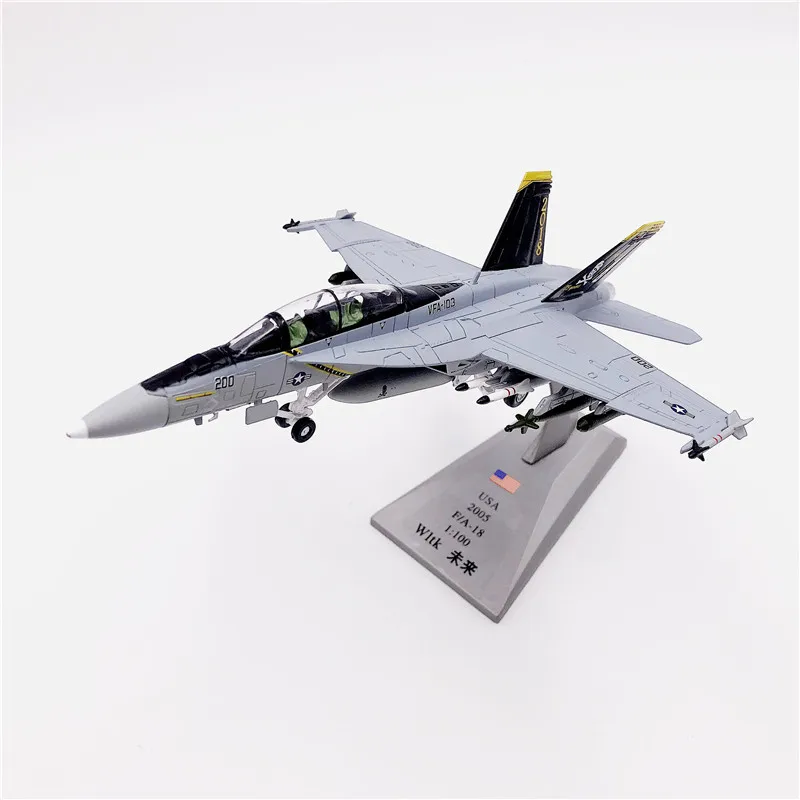 Wltk US Navy McDonnell Douglas F/A-18F супер орнет истребитель-бомбардировщик 1/100 литая модель