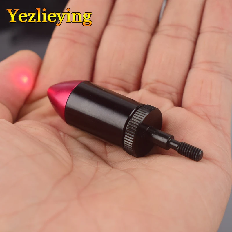 Hunting Archery Tool Accrssory Red Dot Sight Archery Arrow Laser Boresighter Collimator for Crossbow Arrows Hunting Shooting