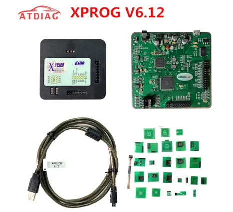 as picture XPROG v6.12 5.84V5.55 V5.70 V5.72 V5.74 V5.75 V5.84 черный металлический ящик лучше tXPROG M V5.70ECU интерфейс программирования Xprog-M V5.70 - Color: as picture