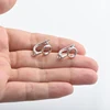 Silver Color Brass  Earring Hooks for  DIY Jewelry Making  Handmade Silver Color Jewelry Accessories  Findings Wholesale Eawires ► Photo 3/6