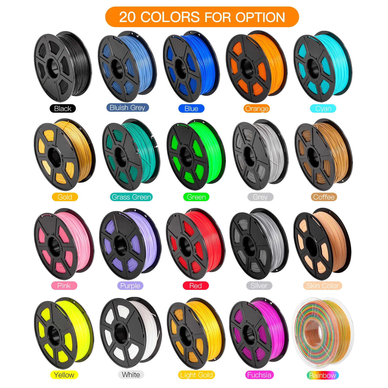 Anet PETG 3D-принтеры нити 1 75 мм возможна погрешность +/-0 02 кг (2.2lbs) шпуля | Компьютеры и