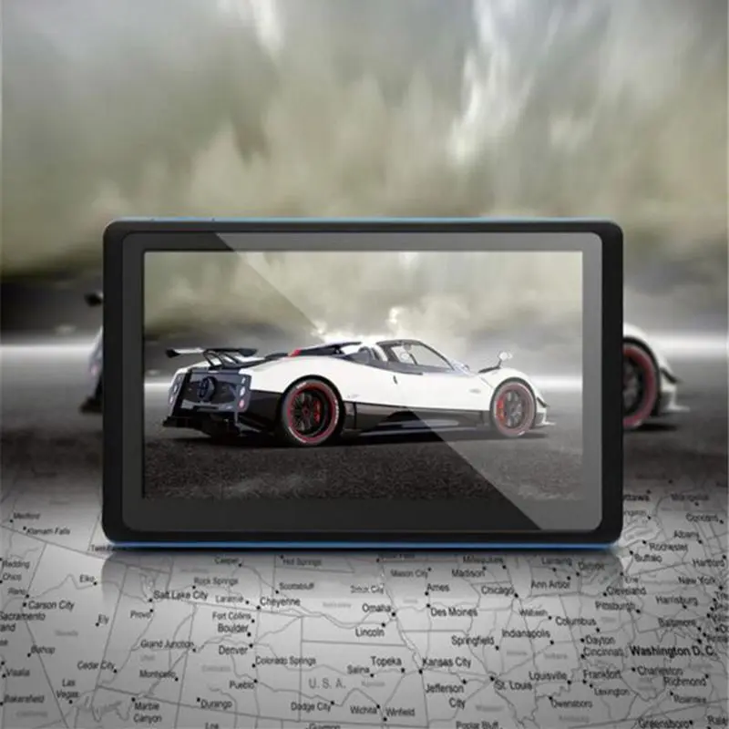  new Smart Vehicle GPS Navigation Car GPS Navigator FM Transmitter 8GB ROM 256 MB RAM Multiple Langu